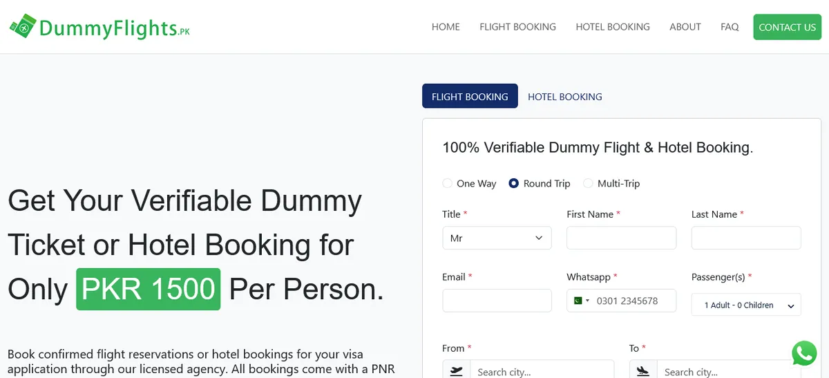 Dummy Flights