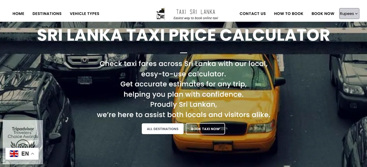 Srilanka Taxi Calculator