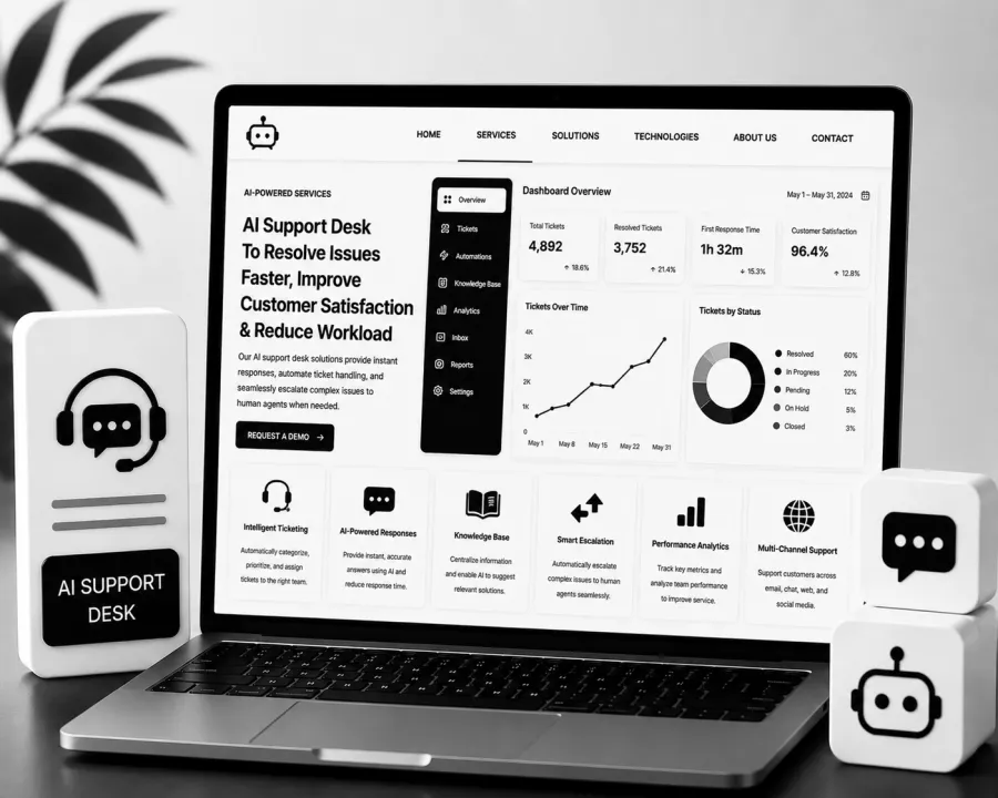 AI-driven customer support and helpdesk solutions.