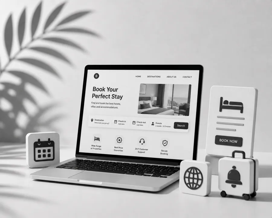 Online booking and reservation systems.