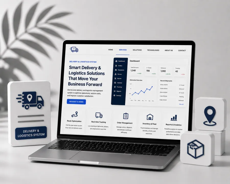 Smart logistics and delivery management systems.