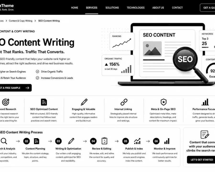 High-quality content optimized for search engines.